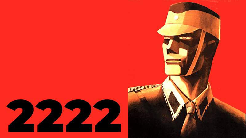 image showing the cover of our game '2222'