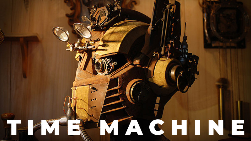 image showing the cover of our game 'time machine'